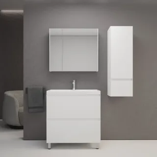 Тумба под раковину напольная Style Line Манхэттен ЛС-00002368 100 см белый матовый